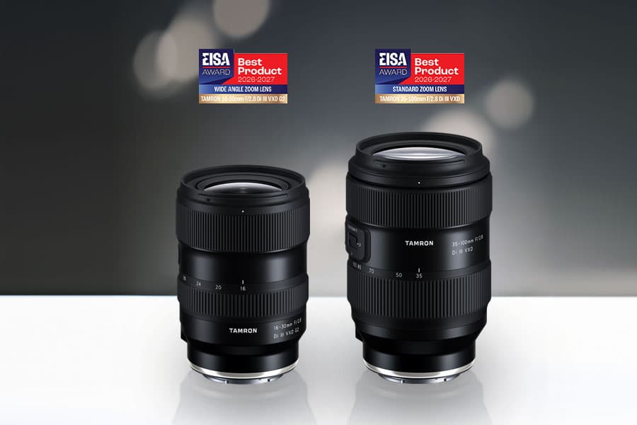 TAMRON 16-30mm F/2.8 Di III VXD G2 i 35-100mm F/2.8 Di III VXD – EISA Award 2026./2027.